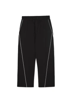 Sale Spodnie wide leg z przeszyciami Spodnie