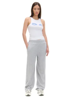 Hot Spodnie wide leg z wysokim stanem Spodnie