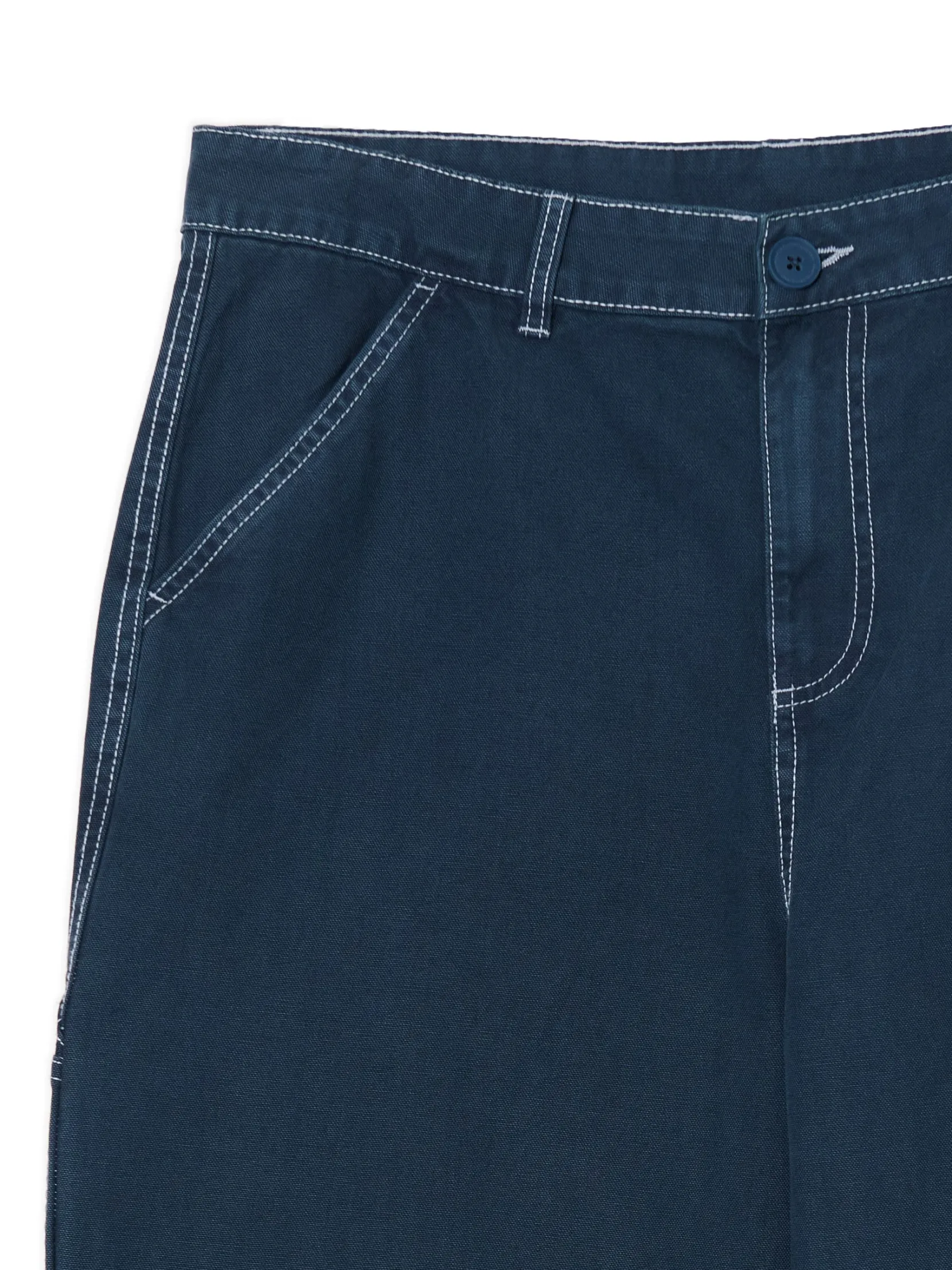 Clearance Spodnie z białymi przeszyciami Baggy|Spodnie