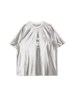 Online Srebrna koszulka z nadrukiem UNISEX Unisex|Unisex
