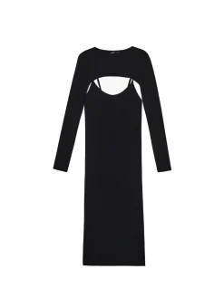Clearance Sukienka maxi z dodatkowymi rękawami Sukienki, Kombinezony