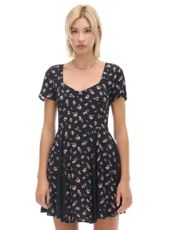 New Sukienka mini z lekkiej wiskozy Sukienki, Kombinezony