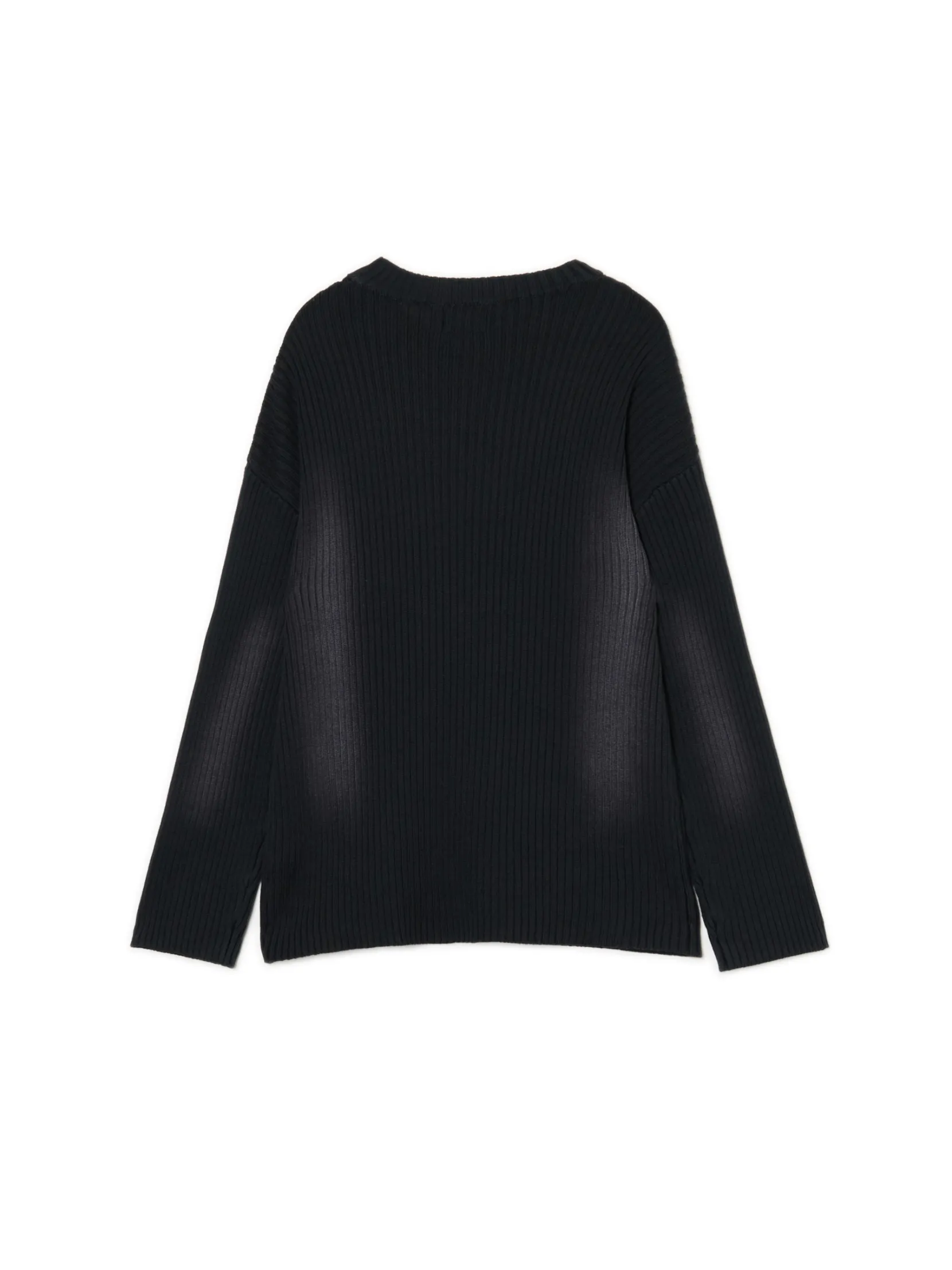 Fashion Sweter oversize z efektem sprania Swetry