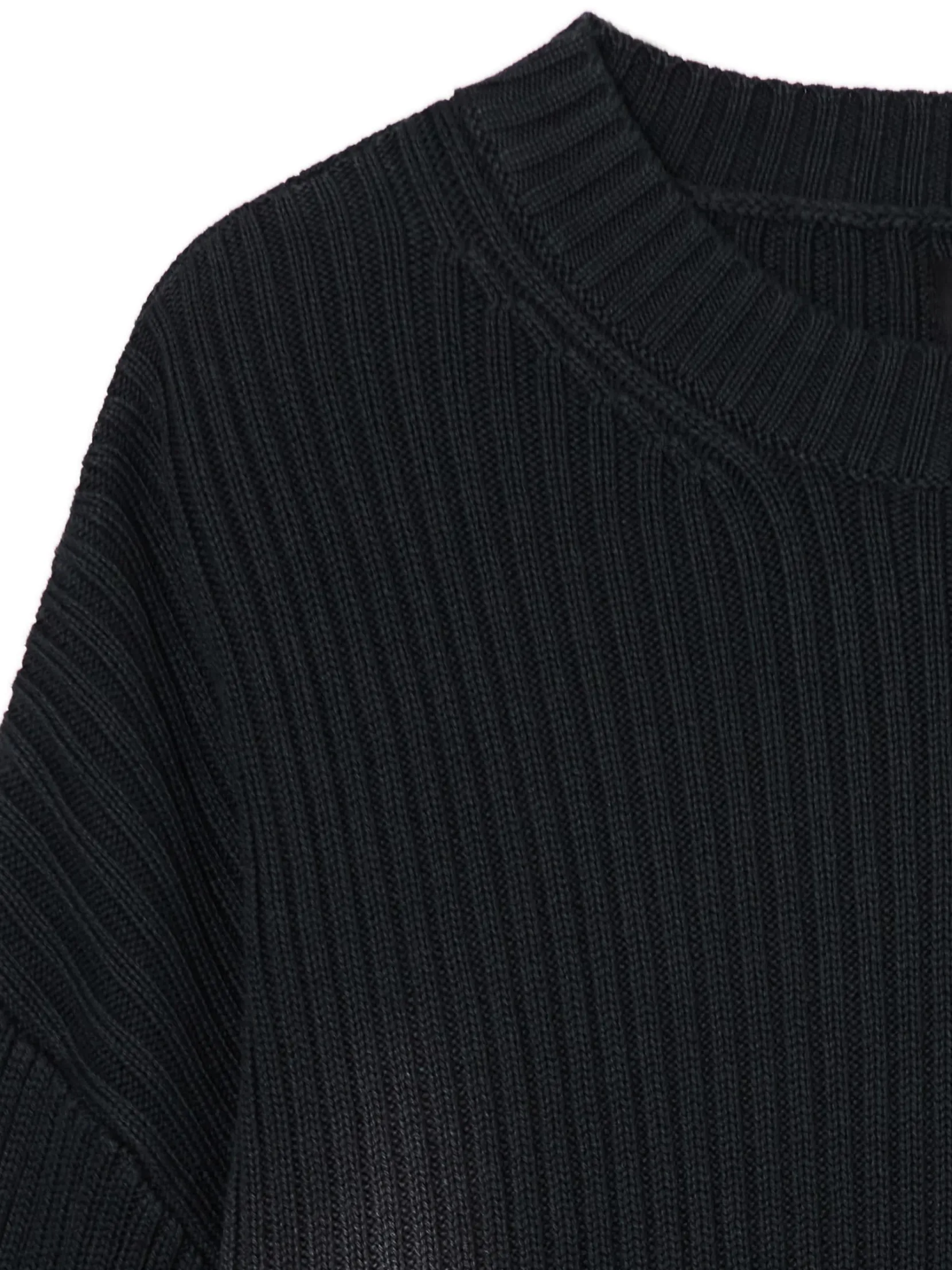 Fashion Sweter oversize z efektem sprania Swetry