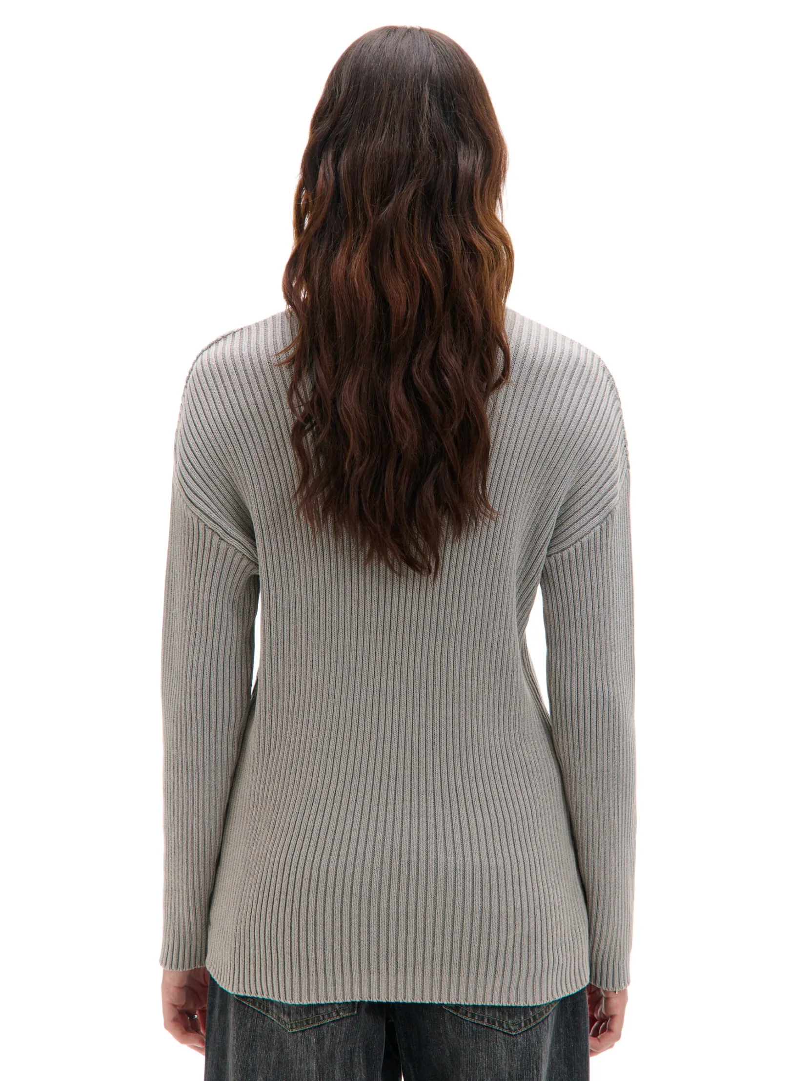 Sale Sweter oversize z nadrukiem serca Swetry