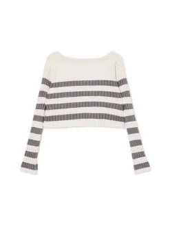 Sale Sweter w poziome paski Swetry