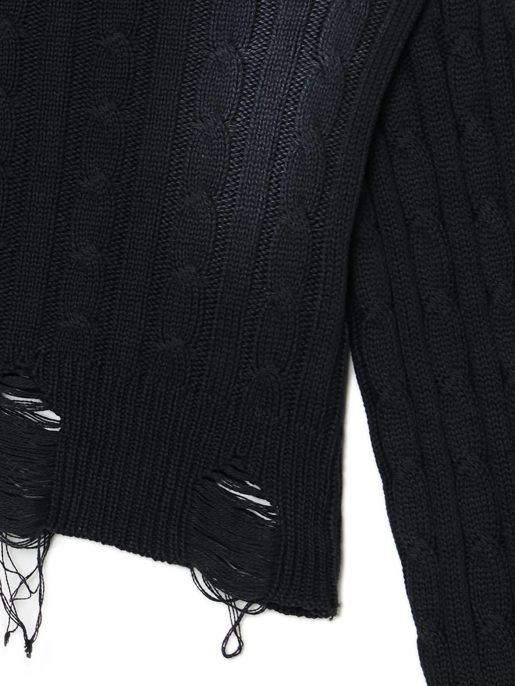 Outlet Sweter z miejscowym efektem wybielenia Swetry