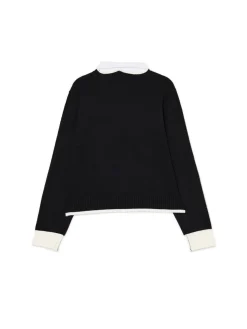 New Sweter z odpinanym kołnierzykiem Swetry