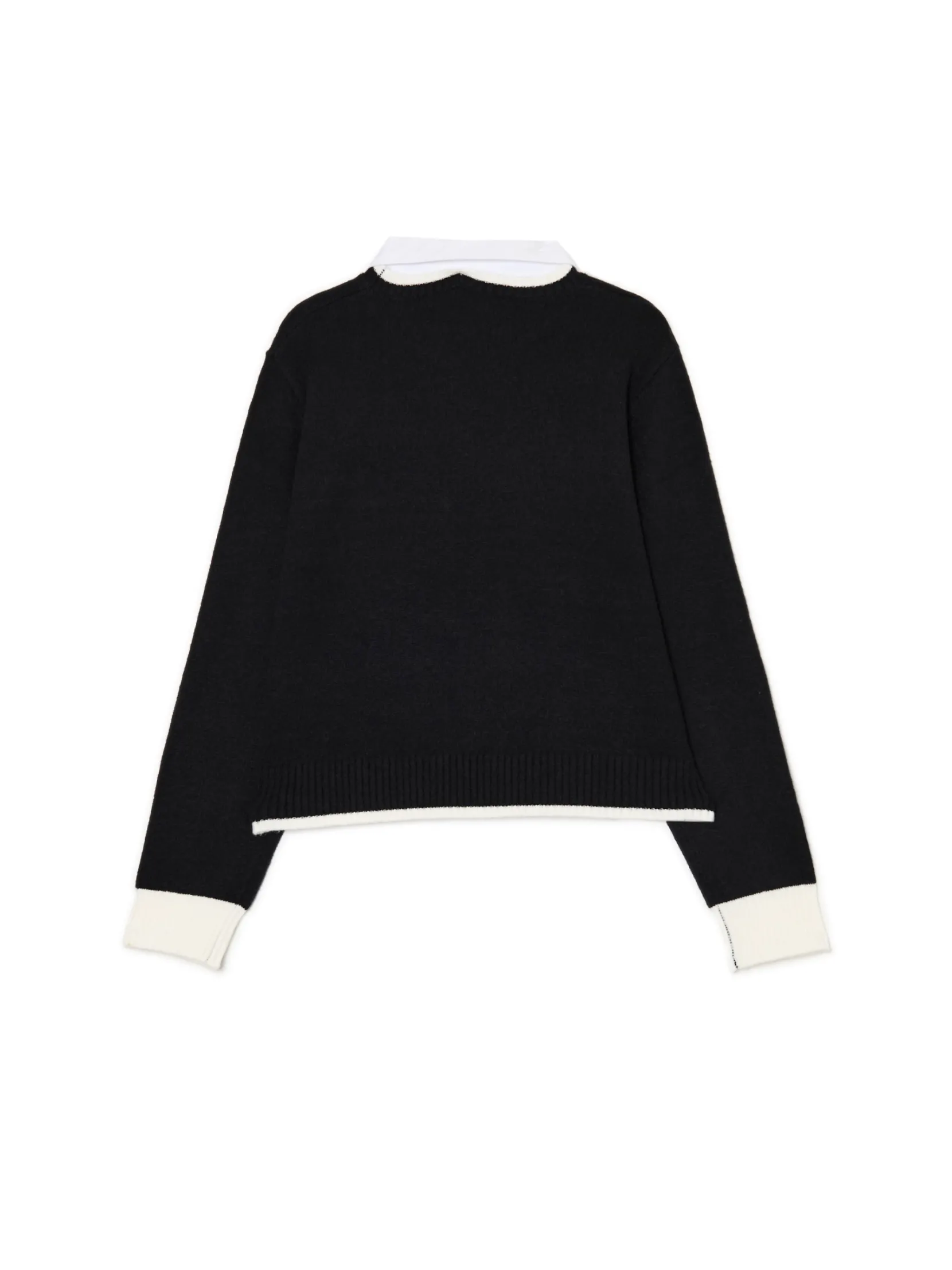 New Sweter z odpinanym kołnierzykiem Swetry