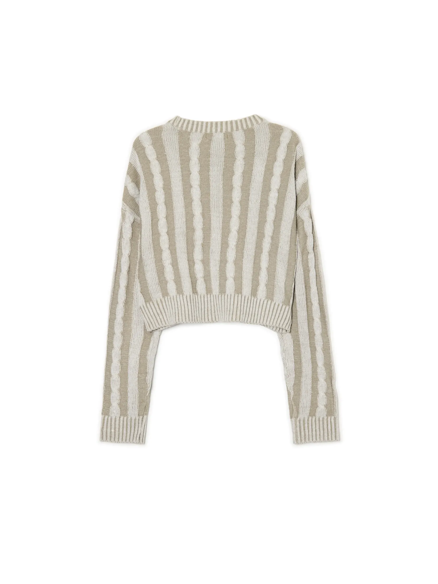 Discount Sweter ze strukturalnym wykończeniem Swetry