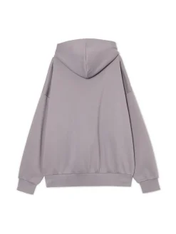 Online Szara bluza z kapturem i nadrukiem UNISEX Bluzy|Unisex