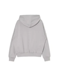 Hot Szara bluza z kapturem i nadrukiem Bluzy
