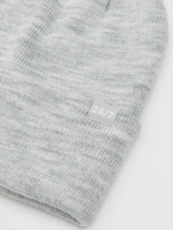 Online Szara czapka beanie Czapki