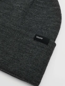 Fashion Szara czapka beanie Czapki|Basic