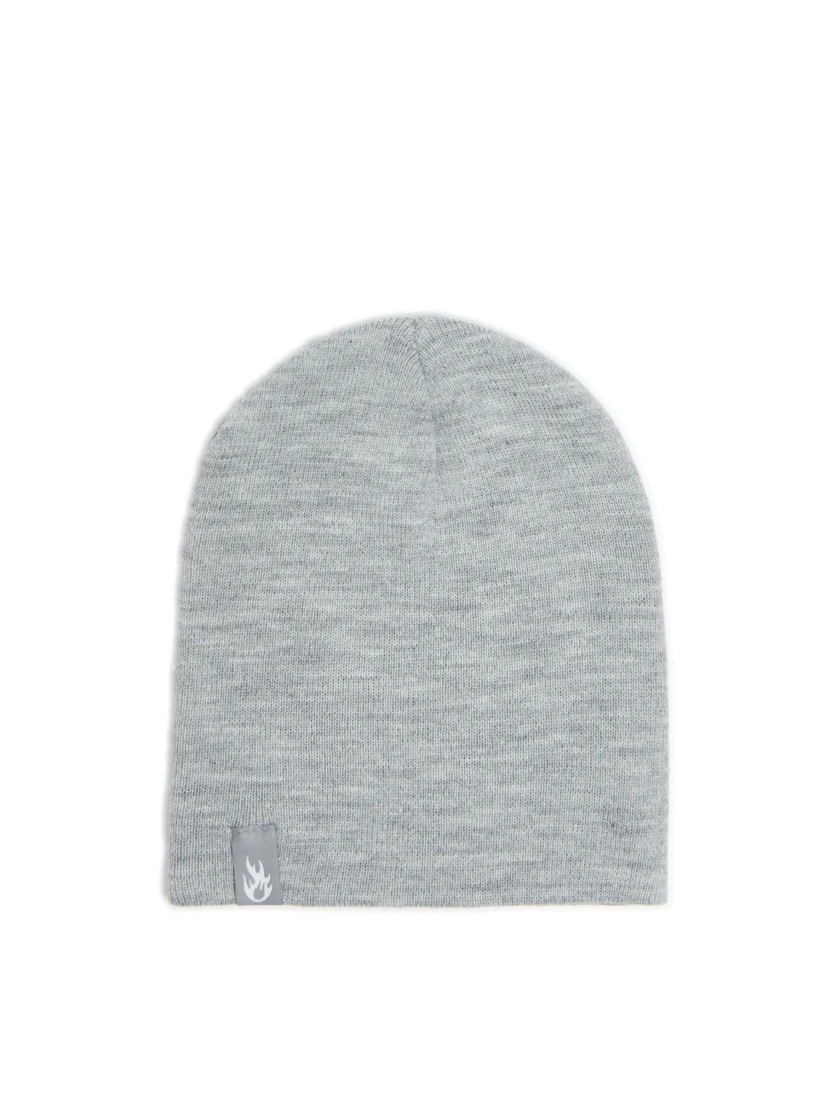 Discount Szara czapka beanie z wiskozą Czapki|Basic