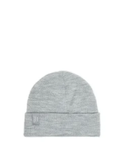 Discount Szara czapka beanie z wiskozą Czapki|Basic