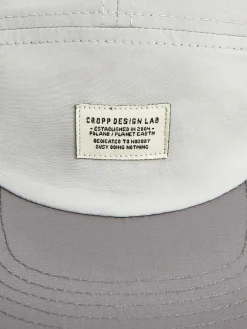 Discount Szara czapka z daszkiem Czapki