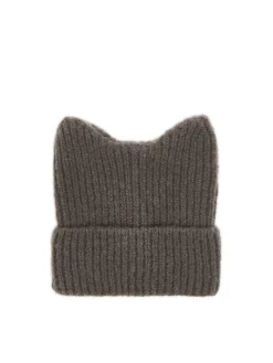 Best Szara czapka z kocimi uszkami Czapki