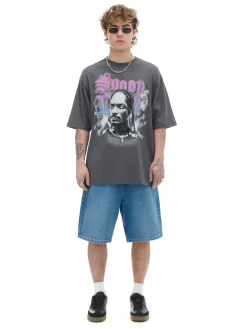 Outlet Szara koszulka Snoop Dogg Koszulki