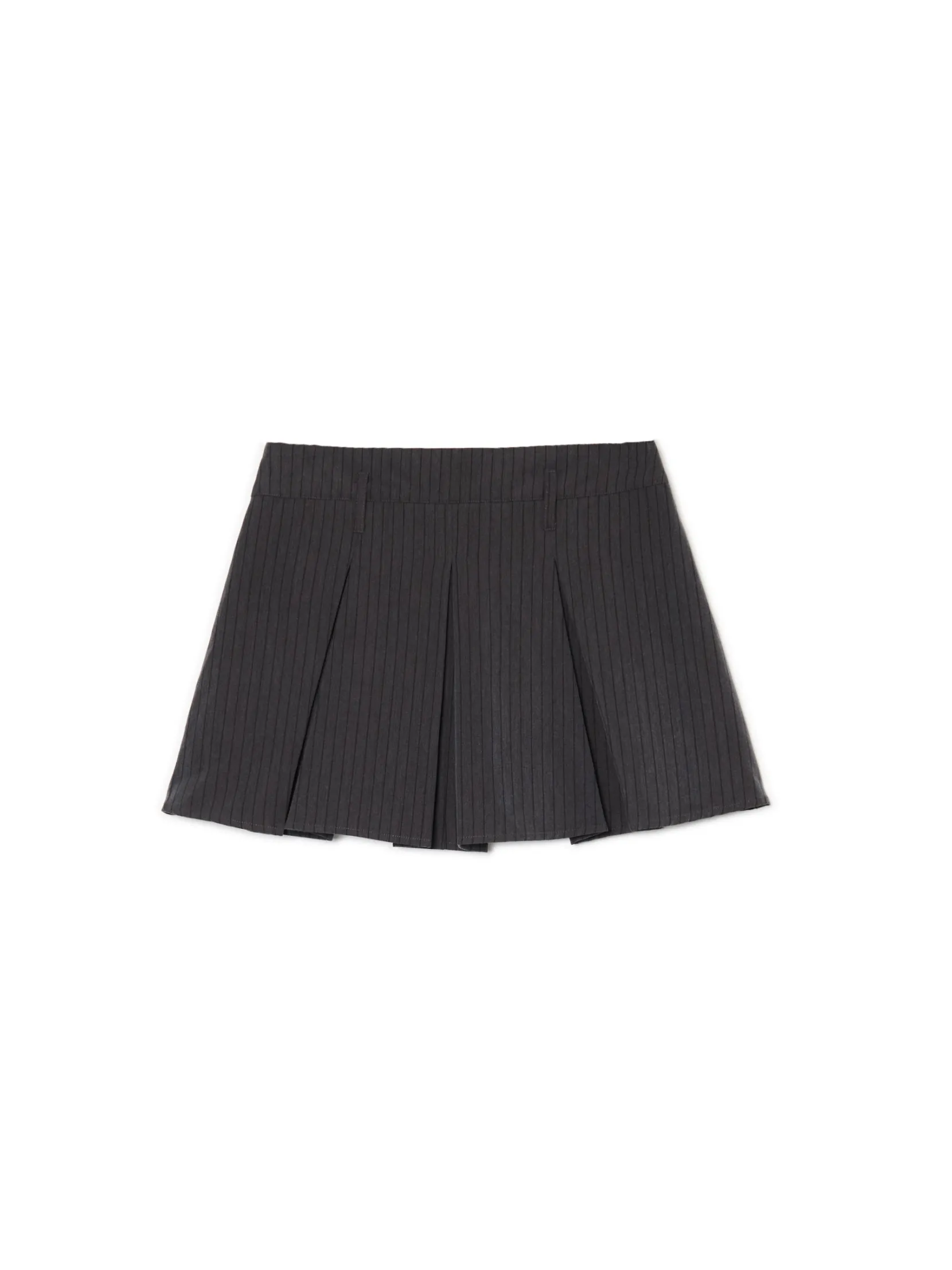 Sale Szara spódnica mini Spódnice|Sety