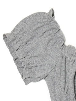Fashion Szara sukienka mini z krótkimi rękawkami Sukienki, Kombinezony