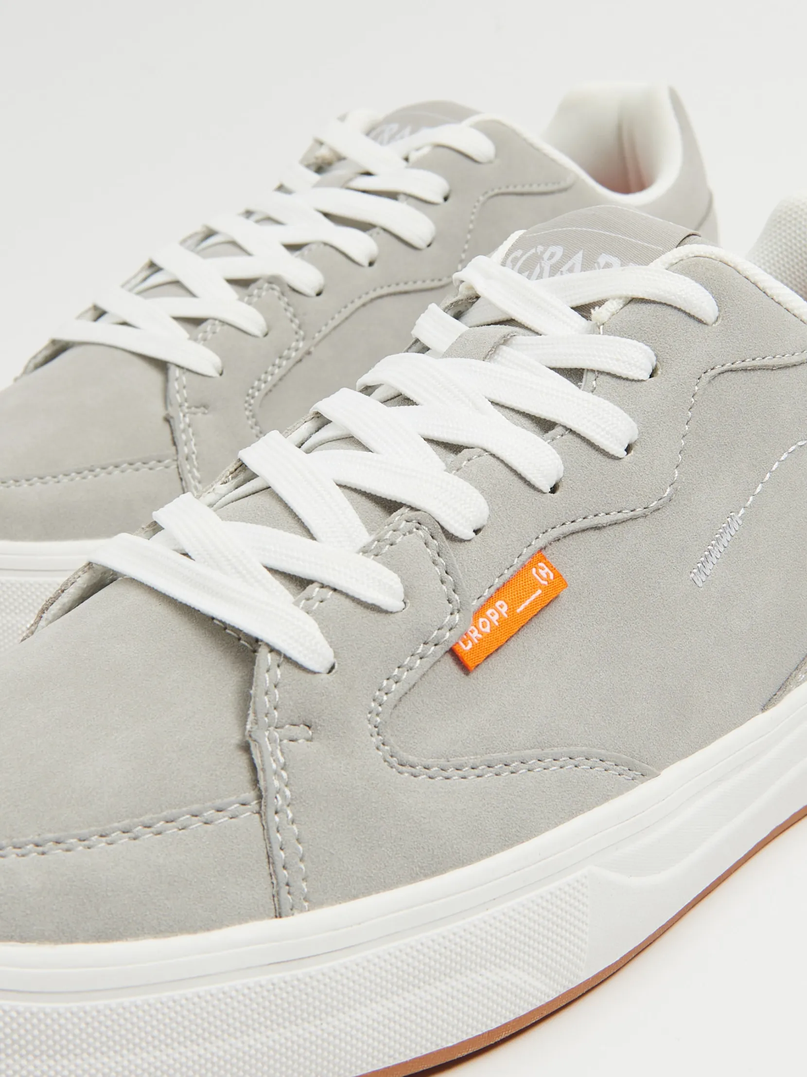 Hot Szare buty sneakersy z grubą podeszwą Sneakersy