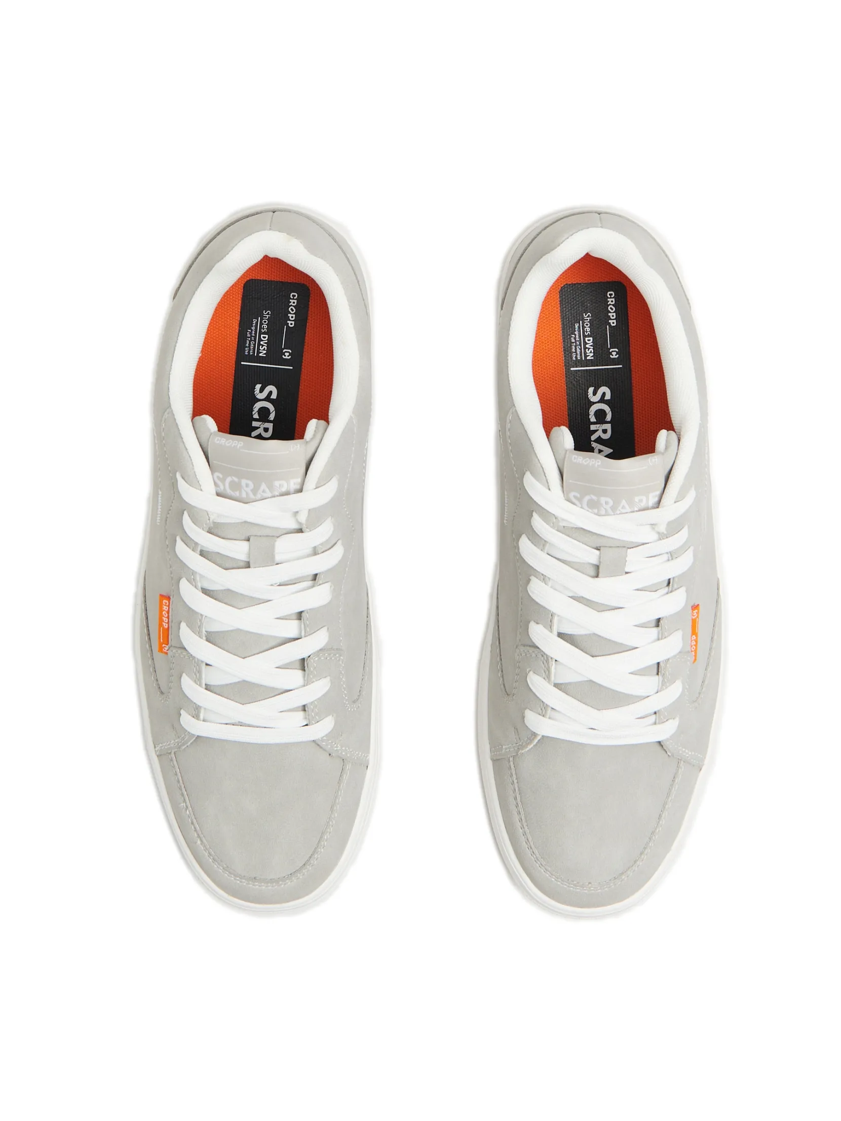 Hot Szare buty sneakersy z grubą podeszwą Sneakersy
