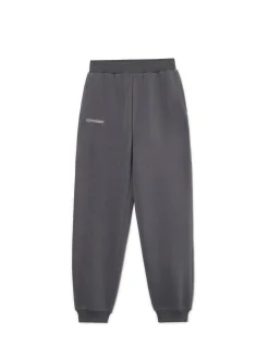 Discount Szare dresowe joggery z nadrukiem Spodnie