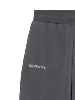 Discount Szare dresowe joggery z nadrukiem Spodnie