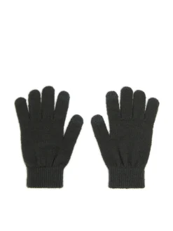 Clearance Szare dzianinowe rękawiczki Rękawiczki