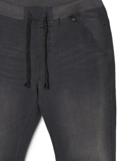 Fashion Szare jeansowe joggery Jeansy
