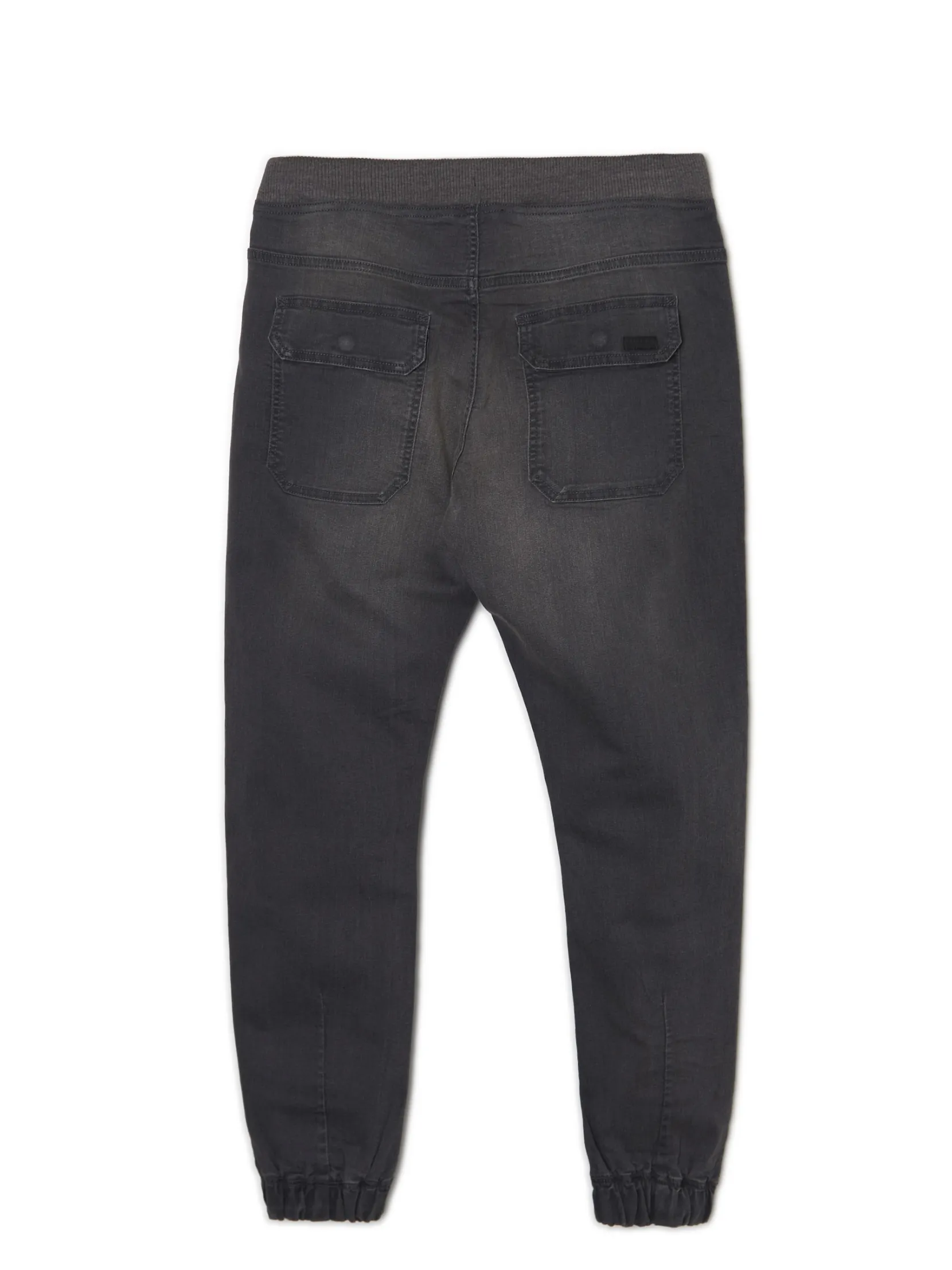 Fashion Szare jeansowe joggery Jeansy
