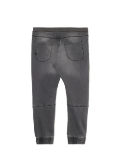 Sale Szare jeansowe joggery chino Jeansy