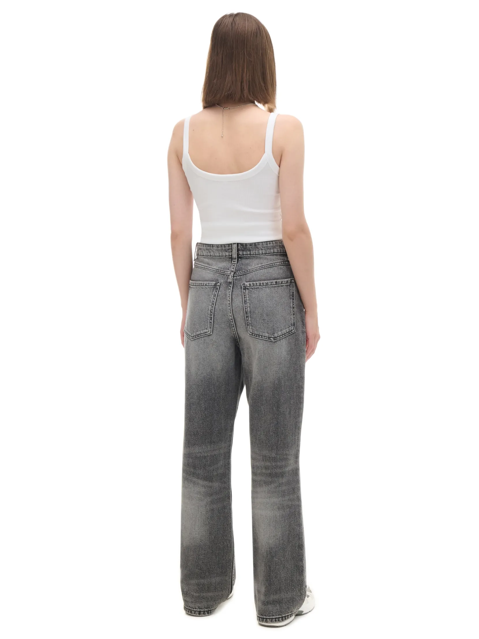 Clearance Szare jeansy baggy Jeansy