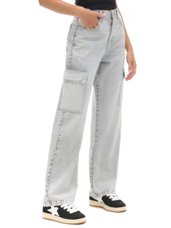 Clearance Szare jeansy baggy Jeansy