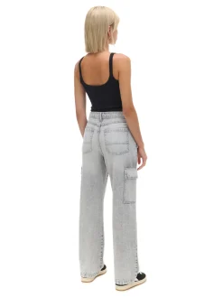 Clearance Szare jeansy baggy Jeansy