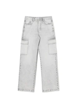 Clearance Szare jeansy baggy Jeansy