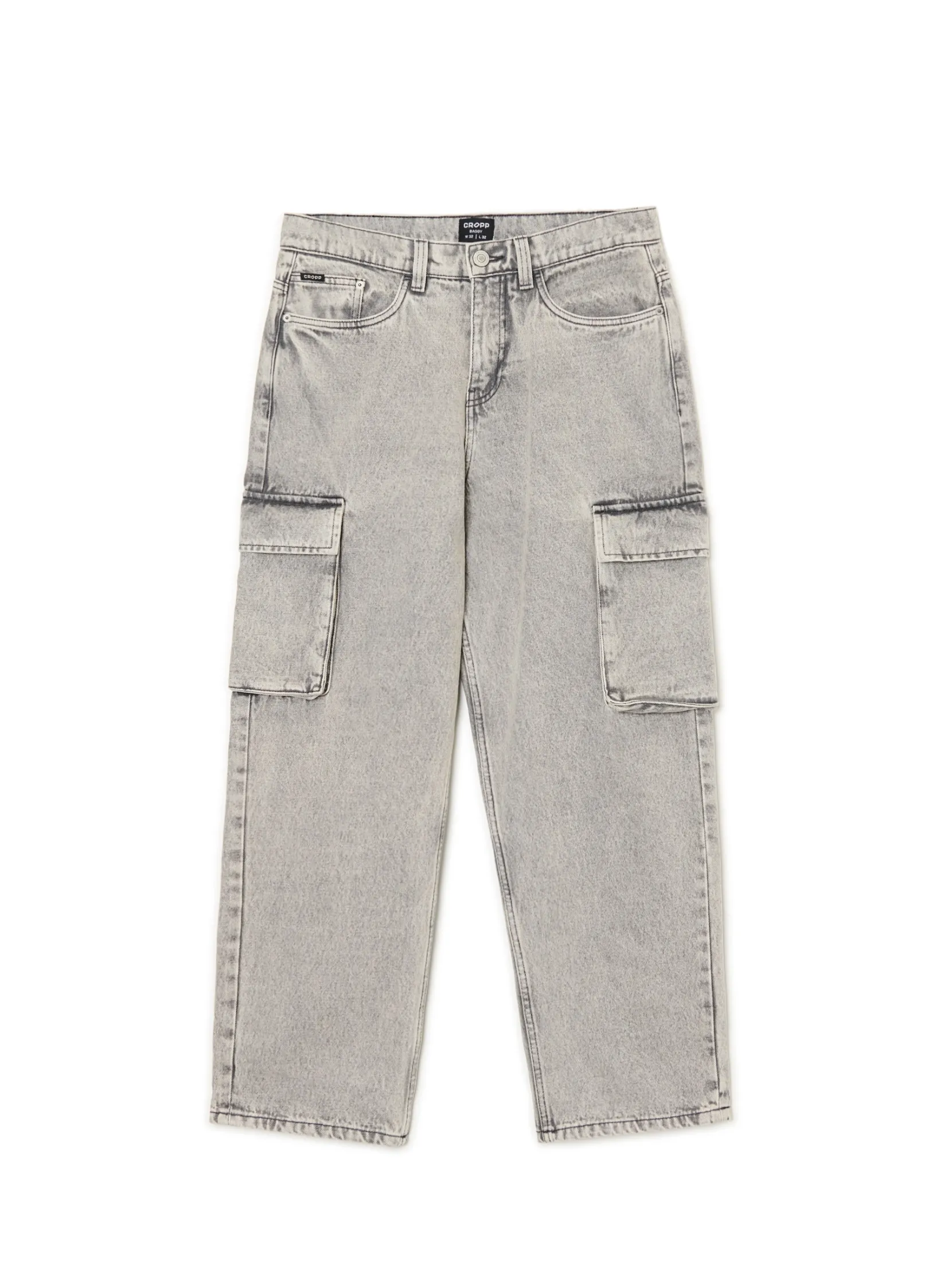 Best Szare jeansy baggy Jeansy|Baggy