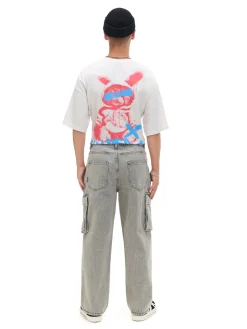 Best Szare jeansy baggy Jeansy|Baggy