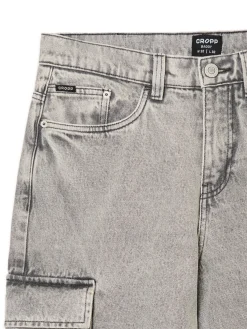Best Szare jeansy baggy Jeansy|Baggy
