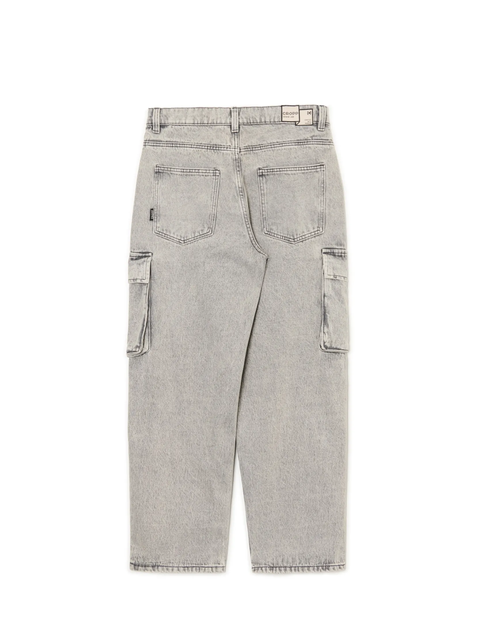 Best Szare jeansy baggy Jeansy|Baggy