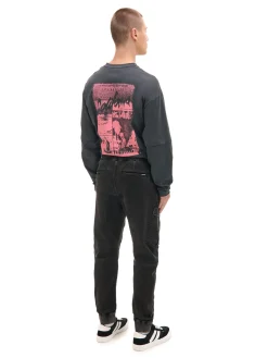 New Szare jeansy jogger z kieszeniami cargo Jeansy