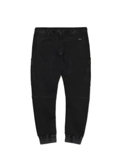 New Szare jeansy jogger z kieszeniami cargo Jeansy
