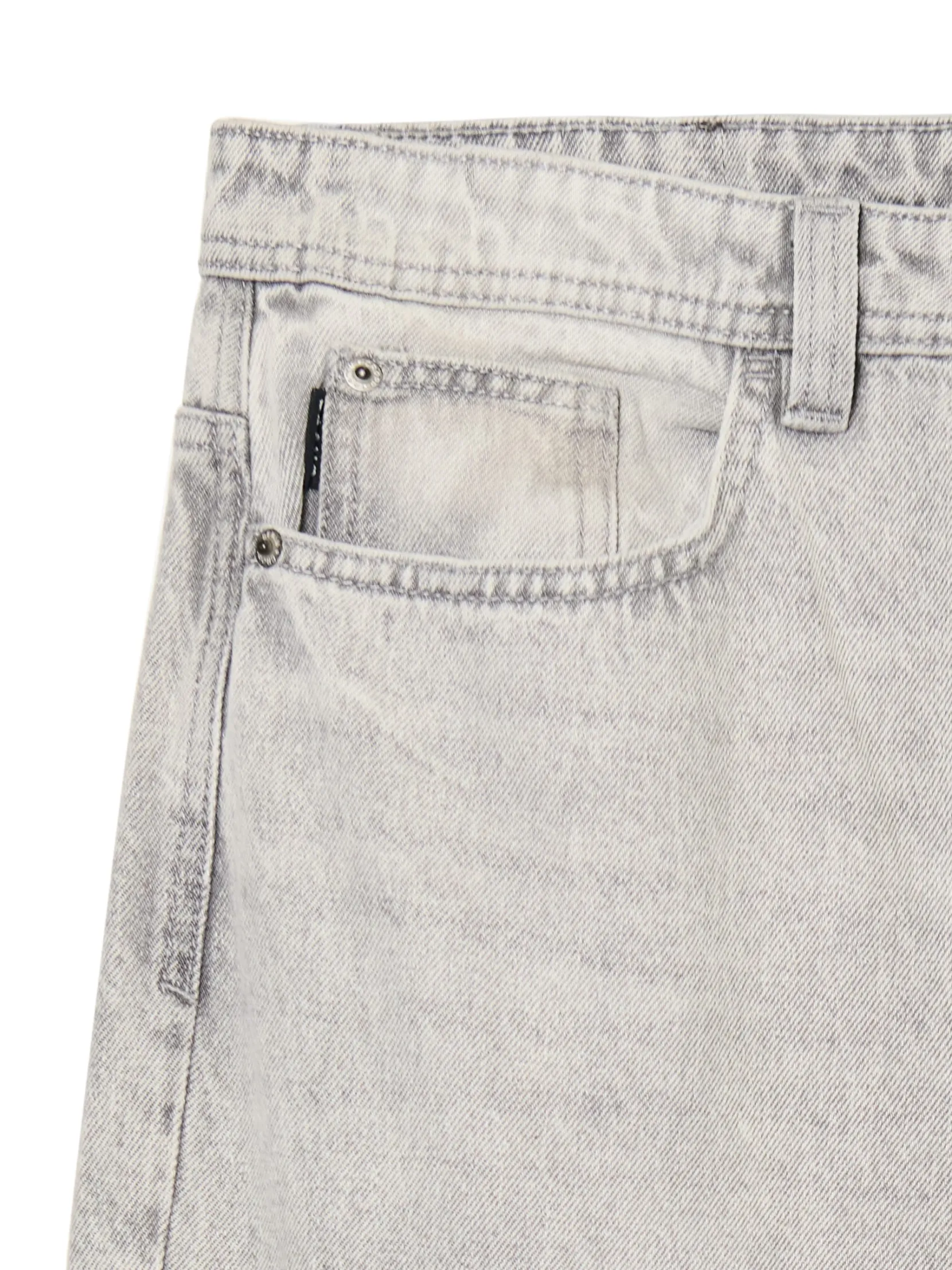 Outlet Szare jeansy loose Jeansy