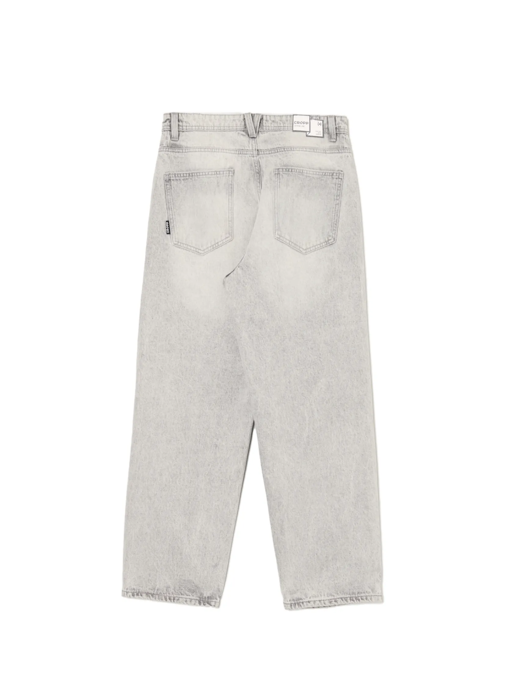 Outlet Szare jeansy loose Jeansy