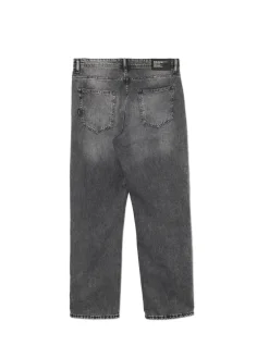 New Szare jeansy relaxed Jeansy