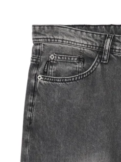 New Szare jeansy relaxed Jeansy