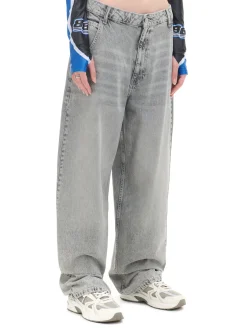 Fashion Szare jeansy skater Jeansy