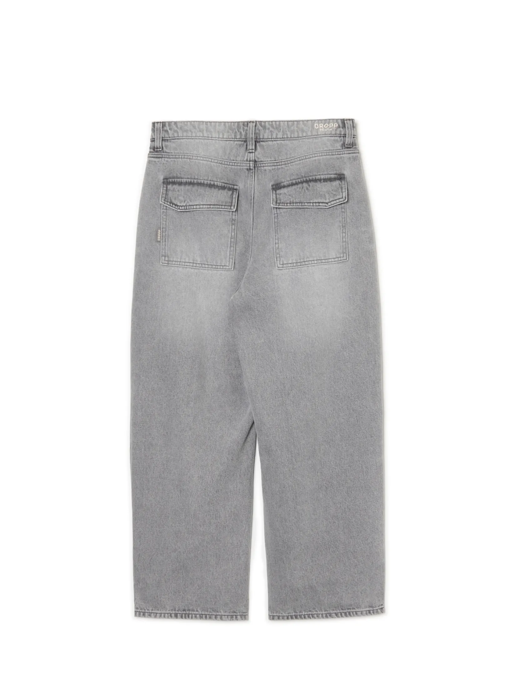 Fashion Szare jeansy skater Jeansy
