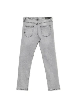 Discount Szare jeansy slim Jeansy